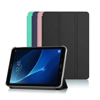 Flip Tablet Case For Samsung Galaxy Tab A A6 10.1'' (2016) T580 Funda PU Leather Smart Cover For