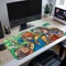 Game Dragon Q-Quest Journey Cursed King 8 For Computer Game Big Keyboard Office Large Mouse Mat Pad Anti-slip Rubber PC Mice