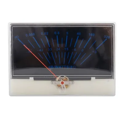 P134BGBS0416 VU Meter Header with Pointer-Dial Backlit Level Header Power Amplifier Level Meter