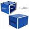 Custodia in metallo blu per strumenti 120x320x268mm