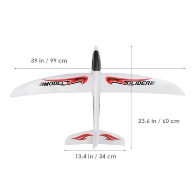 99cm Large Foam Plane Glider Hand Throwing Airplane Children's Aerobatic Plane Glider Bubble Planes Kids Outdoor Sports Toy Gift