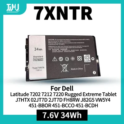 7xntr j7htx Laptop-Akku für Dell Latitude robuste extreme Tablet-Serie 02 jt7d 2 jt7d fh8rw j82g5 Image