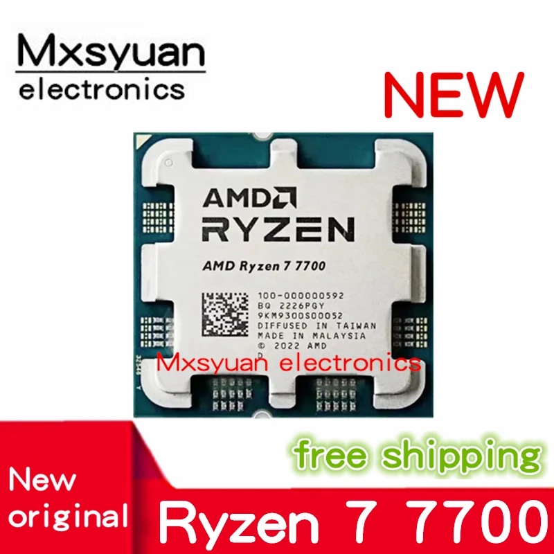 1 TEILE/LOS Ryzen 7 7700 R7 7700 3,8 GHz 8-Core 16-Thread CPU Prozessor 5NM L3 = 32M Sockel AM5 Tary Neue aber ohne Kühler Image