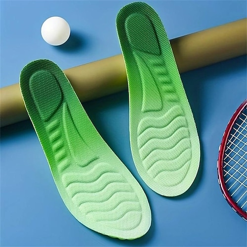 1 paio solette per massaggio 4d scarpe sportive super morbide sottopiede per i piedi cestini da corsa suola della scarpa supporto dell'arco plantare inserti ortopedici unisex