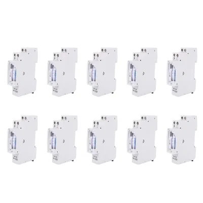 Promotion! 10X SUL180A 15 Minutes Mechanical Timer 24 Hours Programmable Din Rail Timer Time Switch