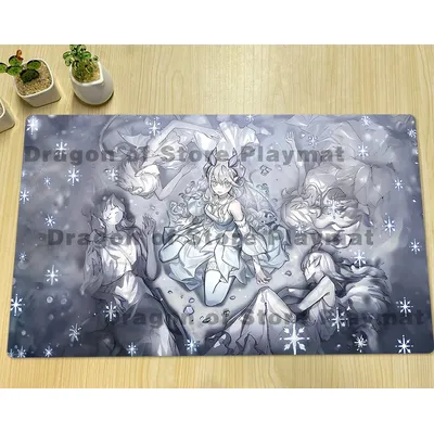 YuGiOh Playmat Lady Labrynth of The Silver Castle TCG CCG Mat Board Game Pad Trading Card Game Duel