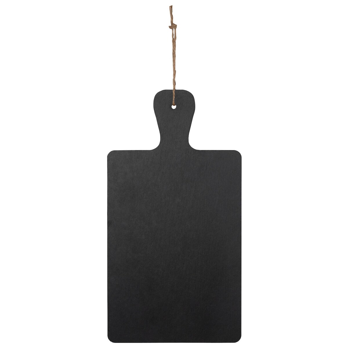 VEPATIM Wand-Kreidetafel "Naturstein" aus Schiefer schwarz zum Aufhängen 18 x 34cm Image