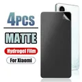4 pezzi pellicola idrogel opaca per POCO F5 X7 X6 X5 X3 Pro F4 GT M3 per Xiaomi 14 Ultra 13T 12T Pro 14 13 12 protezione schermo senza vetro