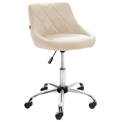 CLP Arbeitshocker Lazio creme/Kunstleder Image