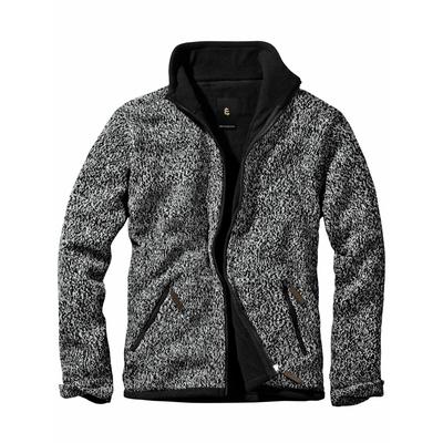 Mey & Edlich Herren Strickjacke Regular Fit Schwarz gemustert Image