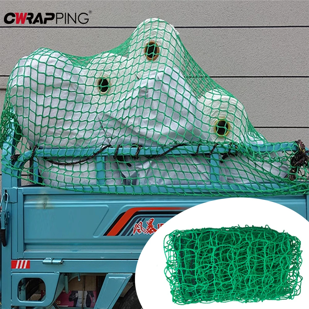 Auto Gepäck Mesh Net Lkw Cargo Net Sicherheit Schutz Anhänger Bungee Verlängern Mesh Net Heavy Duty Gepäck Anti-fallen zubehör Image