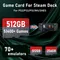 Spiel TF Karte Für Steam Deck/GDP WIN4 Mit 43000/51400 + Retro Spiele Emulatoren Für PS3/PS2/WII/NES/MAME Für Windows PC/Handheld
