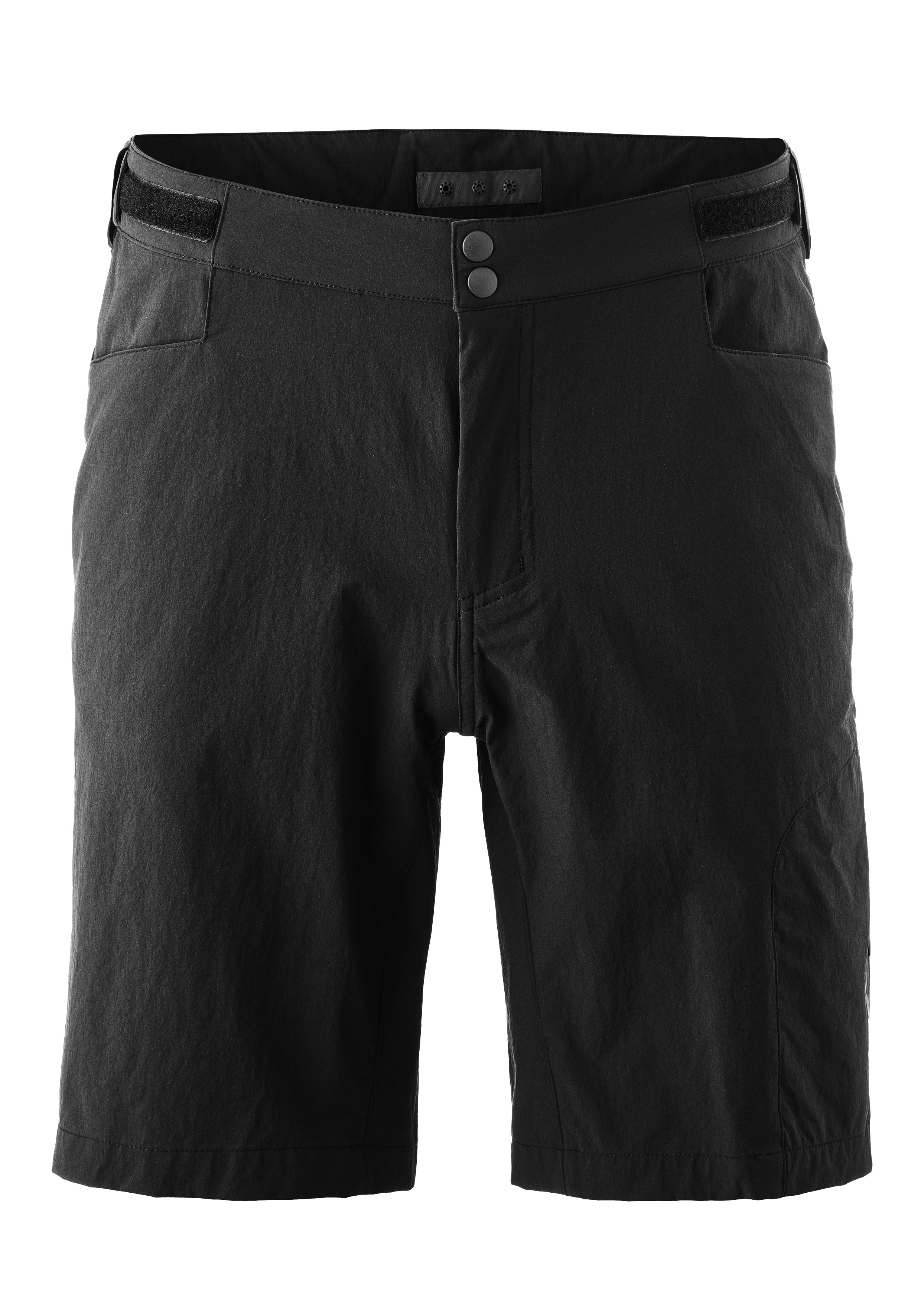 Fahrradhose GONSO "Adventure Shorts M", Herren, Gr. S, Normalgrößen, schwarz, 90% Polyamid, 10% Elasthan, Hosen, Strapazierfähig und formstabil Image