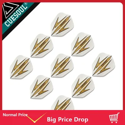 CUESOUL 9 Stück Dart Flights Professionelles Darts Tail Wing Zubehör Image