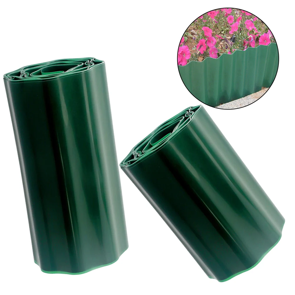 30/40 cm Garten Gras Rasen Rand Grenze Zaun Pfad DIY Flexible Rasen Zaun Outdoor Landschaft Garten Dekor Kunststoff garten Dekor