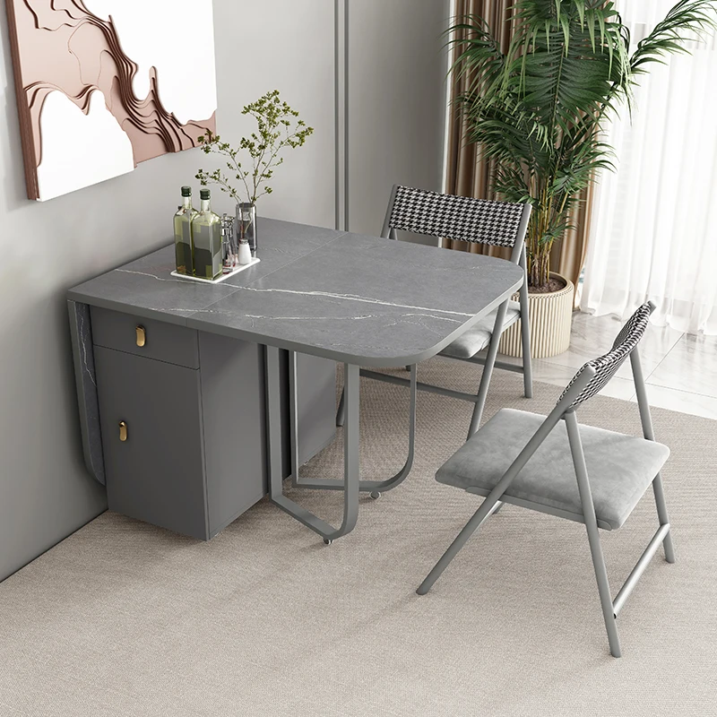 Klappstühle, Esstisch, Küche, modern, rund, rechteckig, italienische kleine Tische, mobile ausziehbare Mesas De Comedor-Möbel