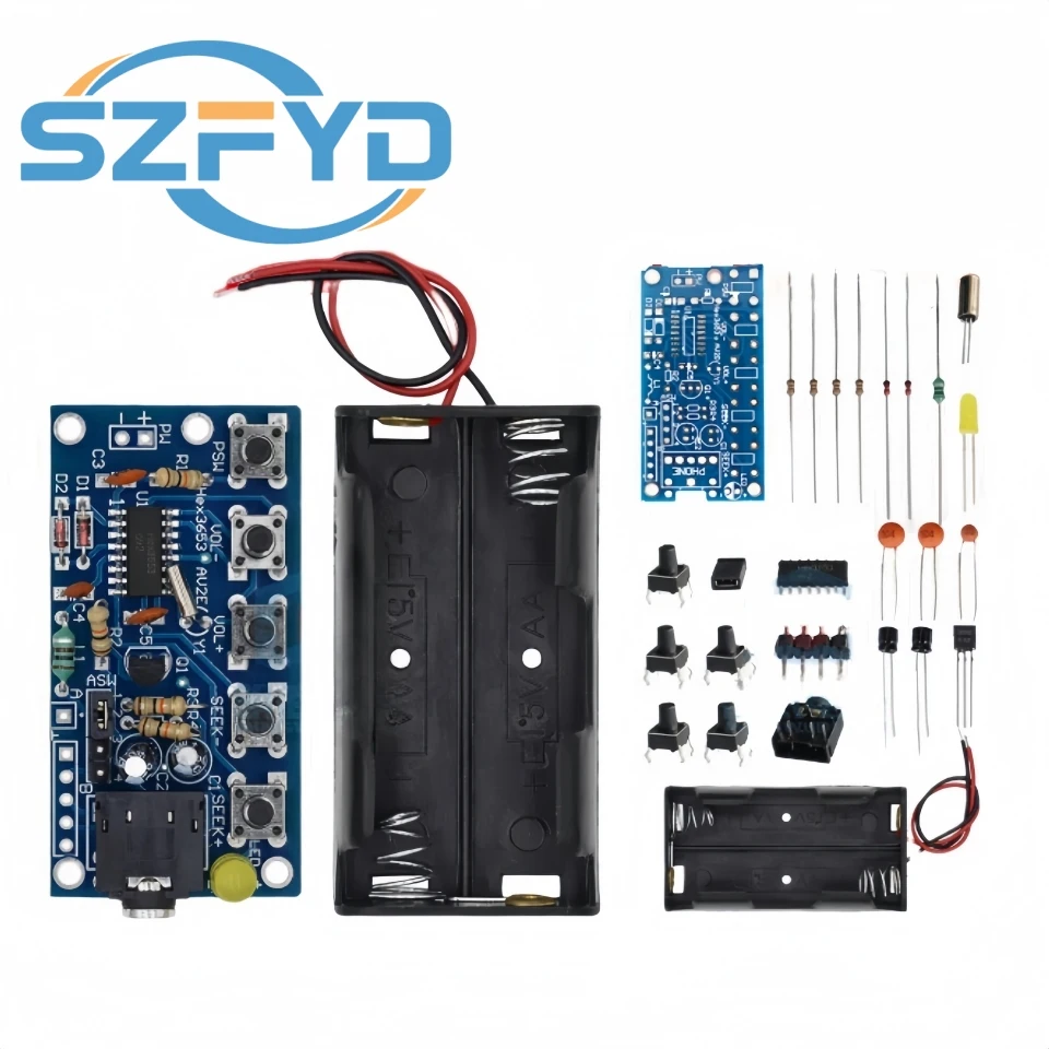 RDA5807 DIY Elektronische Kits Wireless Stereo FM Radio Empfänger Modul PCB 76 MHz-108 MHz DC 1,8 V-3,6 V Image
