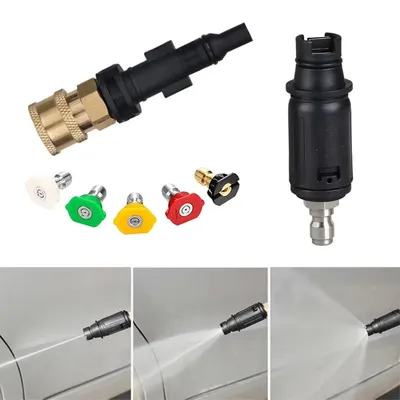 High pressure Water Gun Adapter For Lavor Parkside To Quick Connect 1/4" Washer Parts Spray Nozzle 4000 PSI