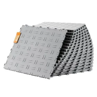 12x12 Interlocking Garage Floor Tiles - 25 Pack Non-Slip Textured Cover for garages , Basements &