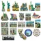 New York US Magneti per frigorifero 3D Turismo Souvenir Magneti per frigorifero in resina Collezione