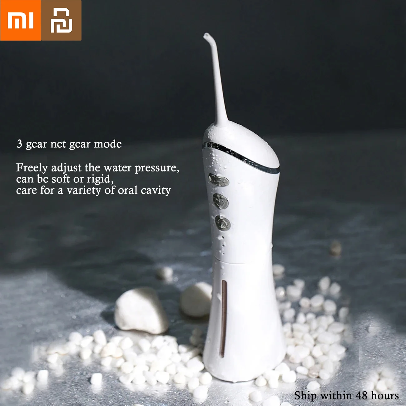 Xiaomi Irrigatore Orale Dentale Getto D'acqua Flosser Pulizia Dentale Sbiancamento Dei Denti Bocca Impermeabile Lavatrice Dente flosser