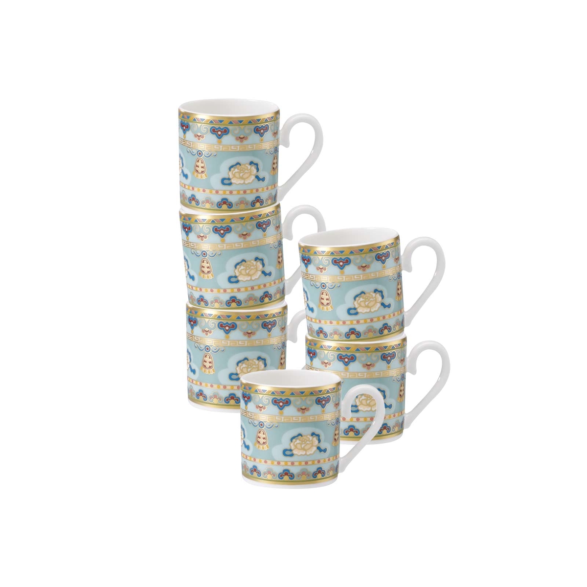 Villeroy & Boch Samarkand Aquamarin Espressotasse 50 ml 6er Set Image