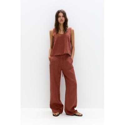 100% Linen Smart Trousers