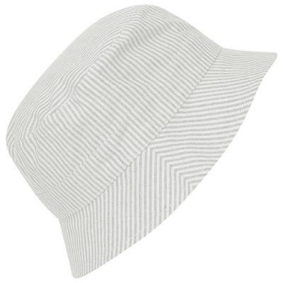 Huttelihut - Kid's Bucket Hat Woven Stripe - Hut Gr 50 cm - 12-24 Months grau Image