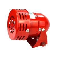Ymyny - Sirène d'alarme 220V Leistungsstarke Outdoor, 120dB Sirène d'alarme, Rote Motor Led Sirene
