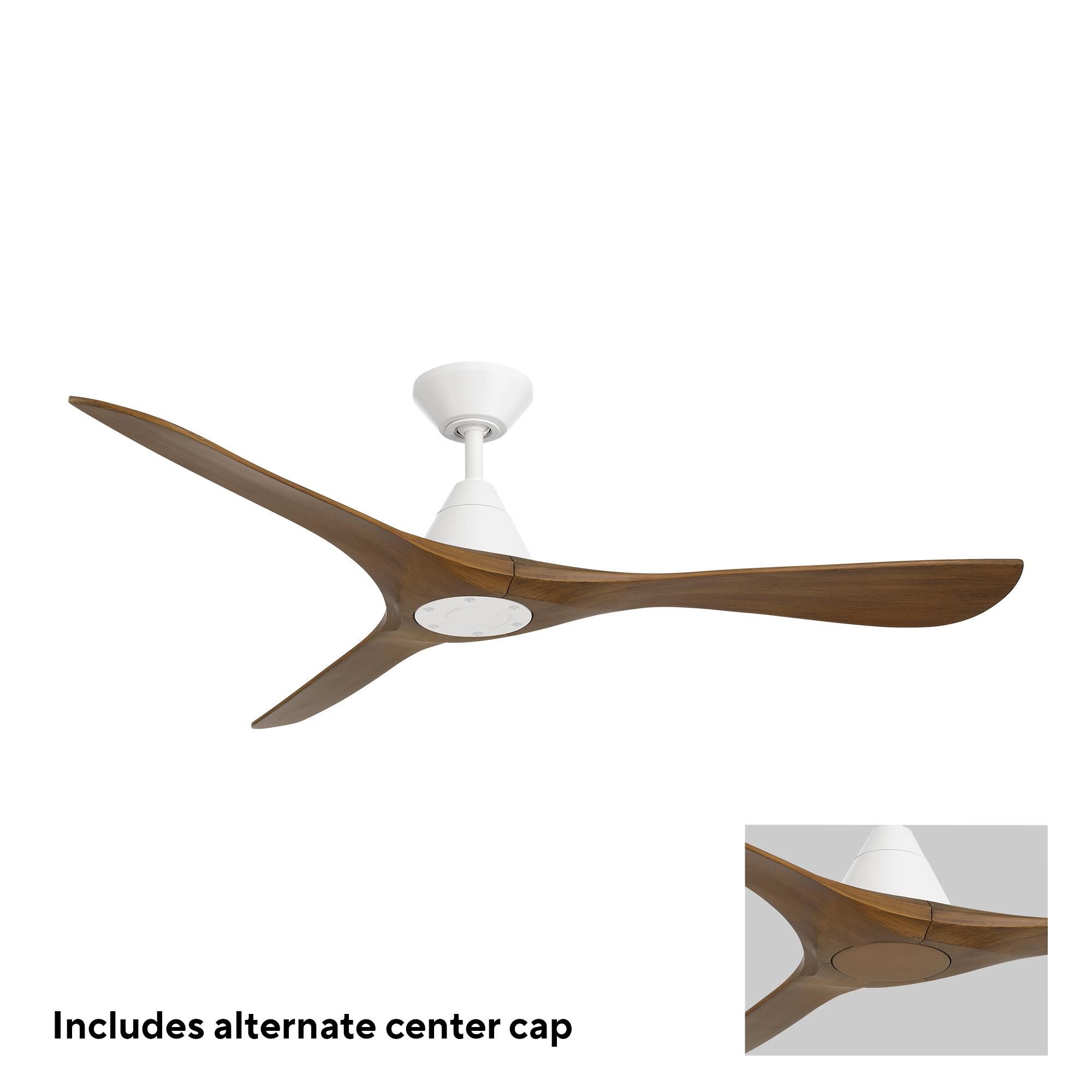 Modern Forms Carve 60 Inch Ceiling Fan - FR-D2504-60-MW/DK