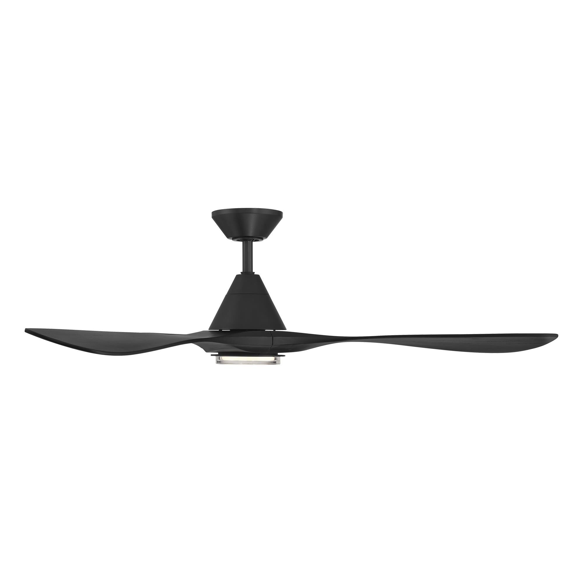Modern Forms Carve 60 Inch Ceiling Fan with Light Kit - FR-D2504-60L-MB