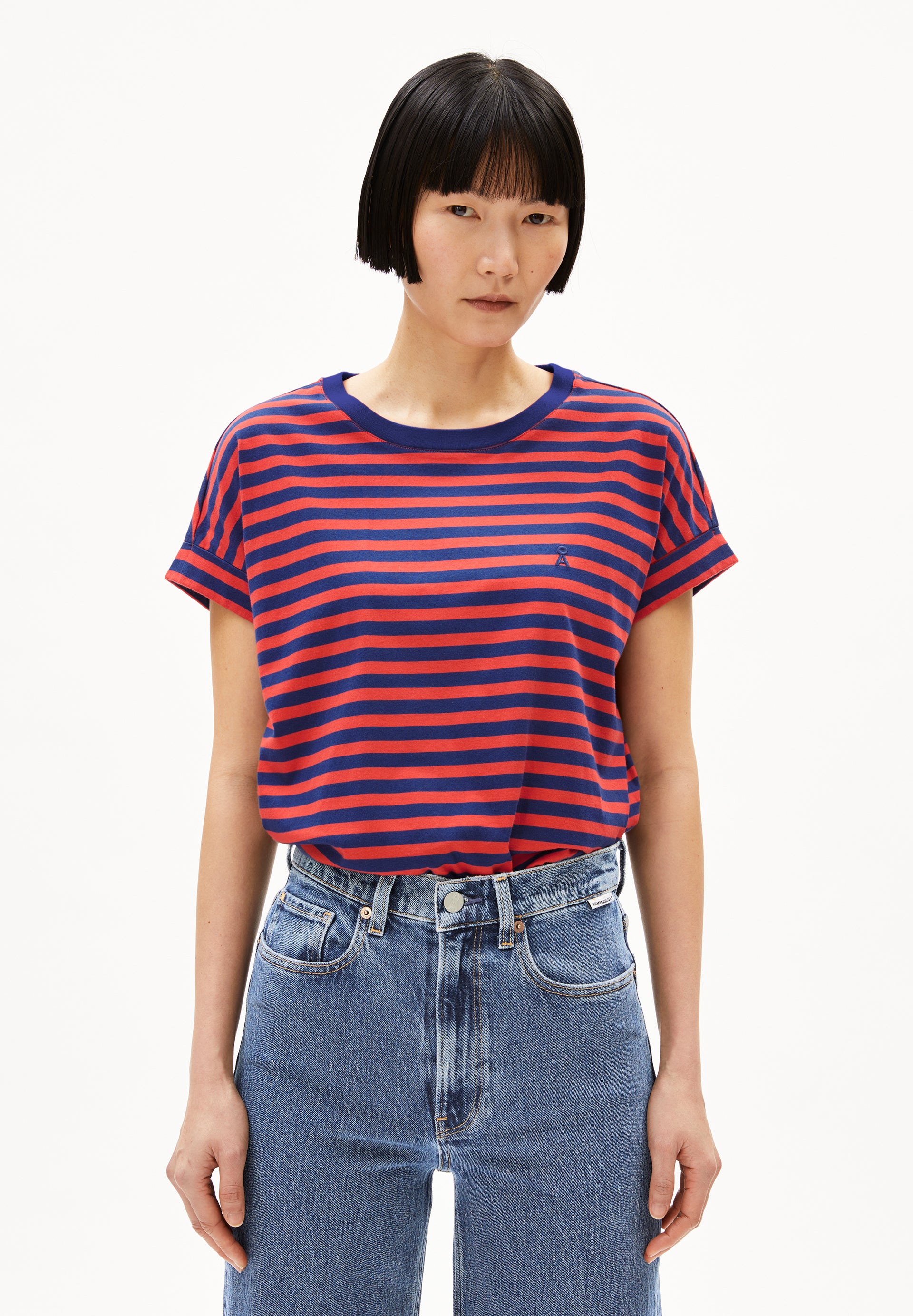 IDAARA STRIPES | T-Shirt aus Bio-Baumwolle - mehrfarbig (S) Image