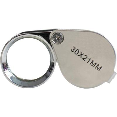 Juwelierlupe - Vergrößerungsglaslupe 30 x 21 mm Schmuck Antiquitäten Okularlinse - 30-fache