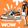 Amy und Michael Original Designer Sneakers Damen Modische trendige handbemalte Skateboardschuhe Damen Sport Casual Trainer