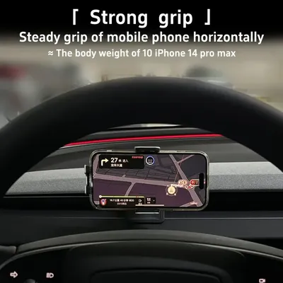 TEEQ für Model Y Juniper Model3 Highland Autotelefonhalter Halterung Solar automatische Klemmung Autotelefon Stützrahmen Zubehör Image
