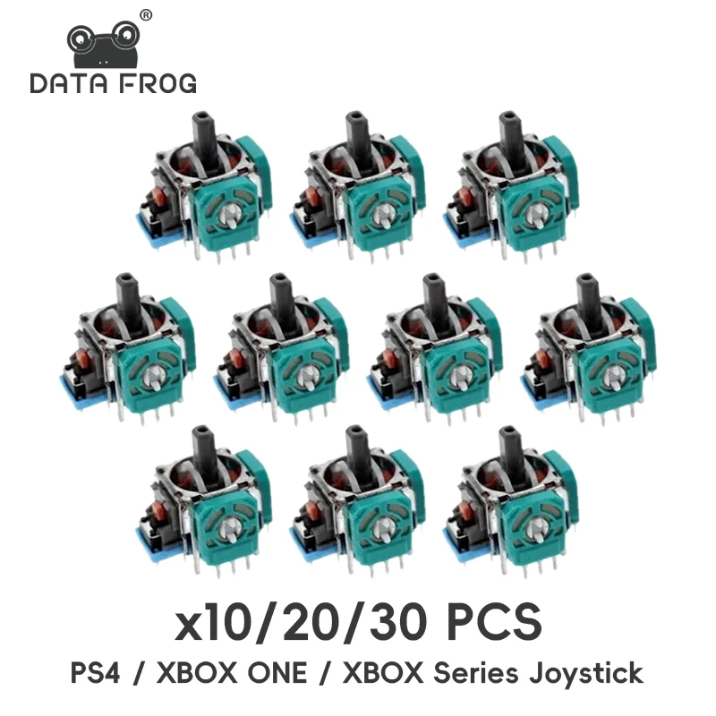 DATA FROG 10/20/30 Stück 3D Analog Joystick für PS5/PS4/SwitchPro/Xbox One Controller Ersatz ThumbStick Reparatur Teile Zubehör Image