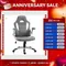Vinsetto Gaming Chair PU Leather Office Chair Swivel Chair Grey