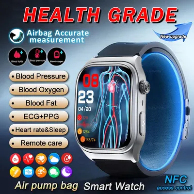 2025 New Health Smart Watch Men Blood oxygen Blood Pressure Fitness Sport Watches IP68 Waterproof SmartWatch For Men Android IOS