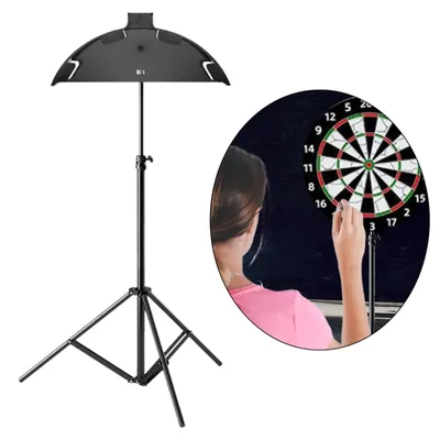 Dartscheibenhalter, höhenverstellbar, einfach zu montieren, faltbares Dartstativ Image