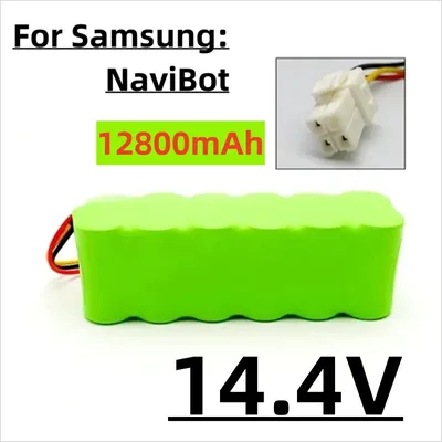 Geeignet für Samsung Kehrroboter-Akku 14,4 V NI-NH 12800 mAh, anwendbar auf SR8895 SR8840 SR8845 Image