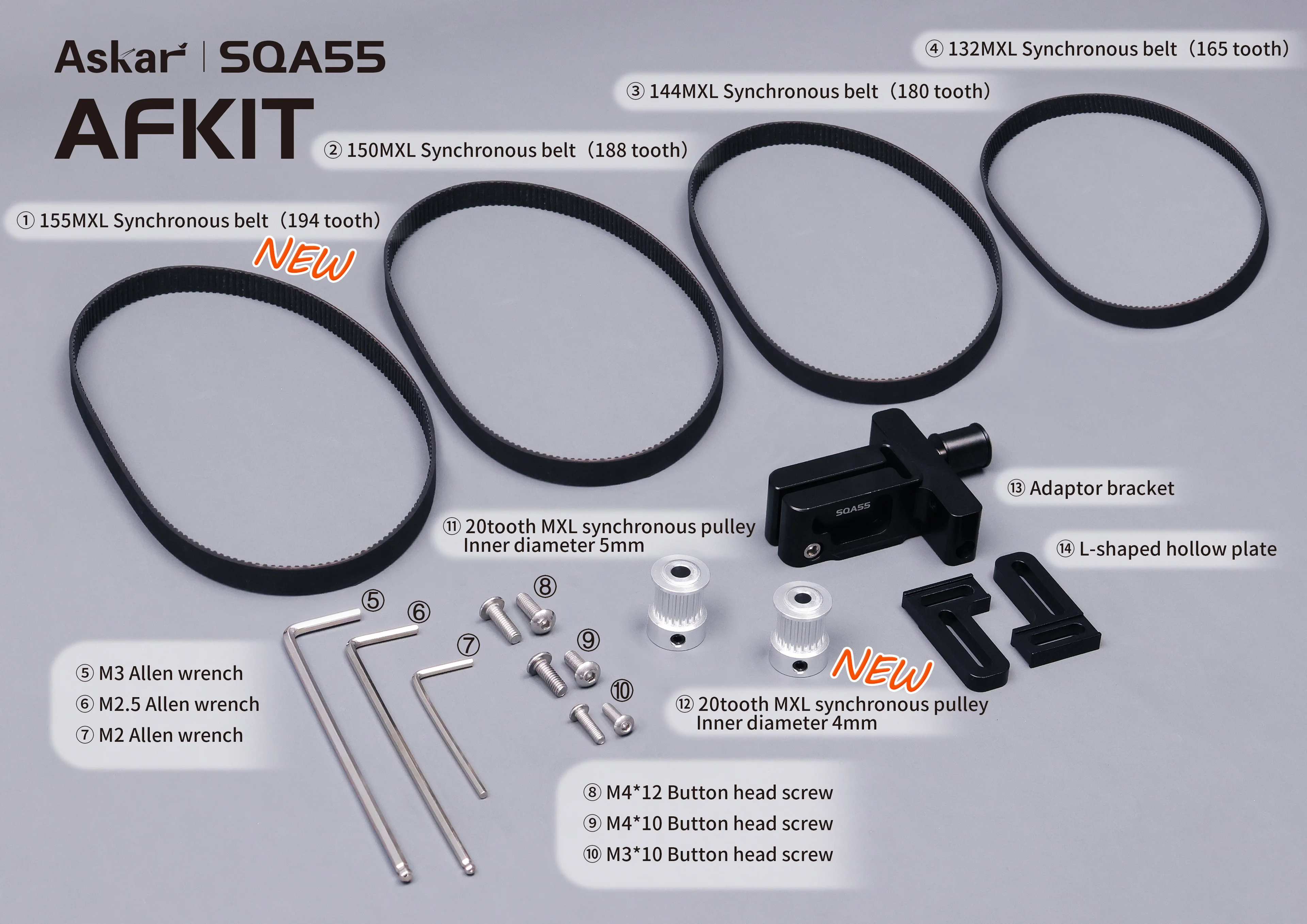 Das SQA55 AF-Kit kann mit den meisten elektronischen Fokussierer verwendet werden, unabhängig von Markenbegrenzungen verwendet werden, für einfachere und schnellere Installation Image