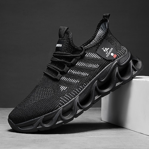 Herren Performance Sneaker, leichtes atmungsaktives Mesh in Elektroblau, sportliche Outdoor-Schuhe Image