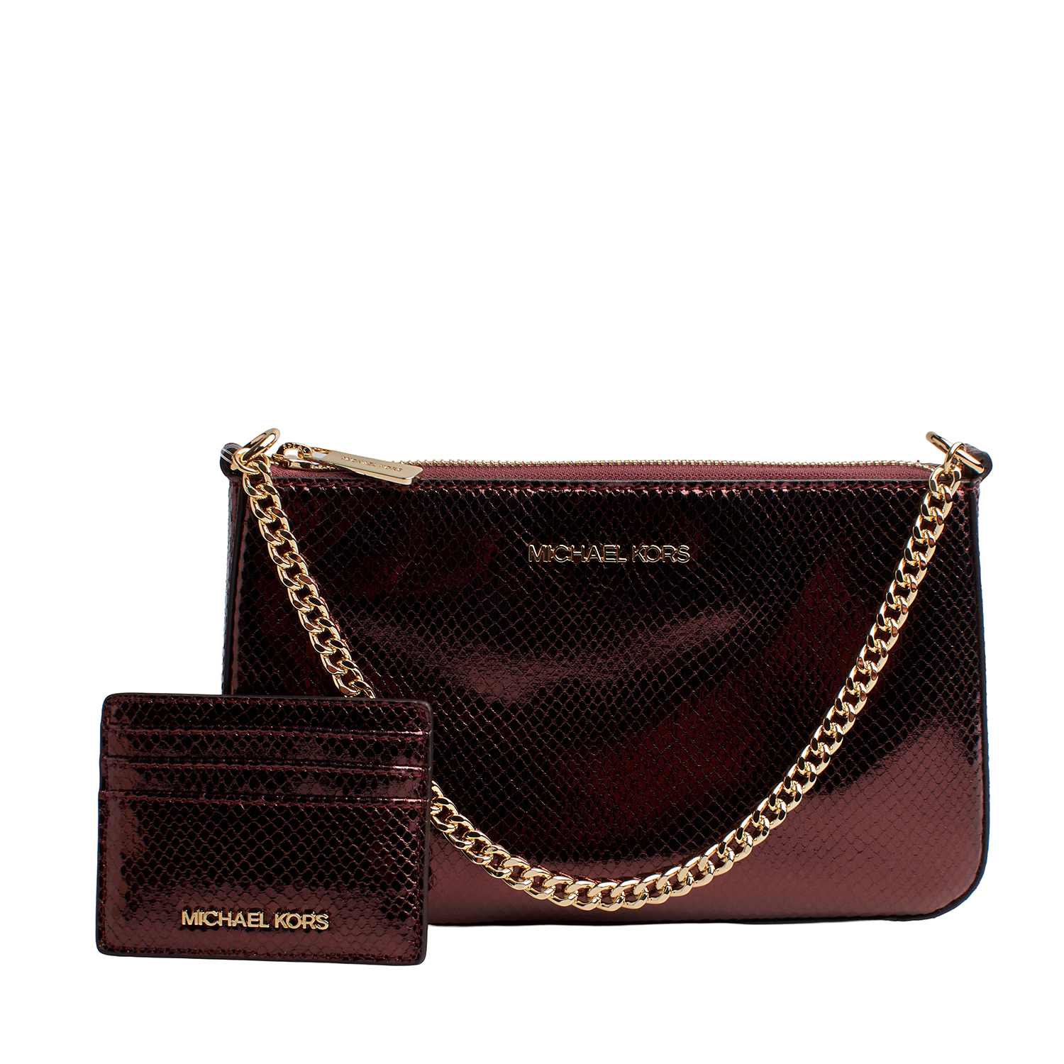 35F4GGZD6M Damenhandtasche und Kartenhalter-Set Image