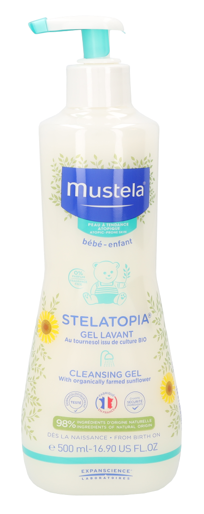 Mustela Cleansing Gel500 ml. Image