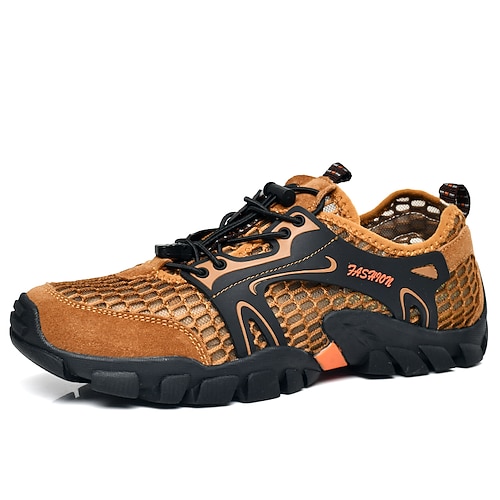 Herren Outdoor-Wanderschuhe, atmungsaktives Mesh mit strapazierfähiger Außensohle, bequemes Schuhwerk für Trail-Trekking