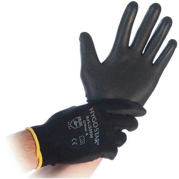 Franz Mensch Arbeitshandschuhe »Black Ace« Größe M schwarz