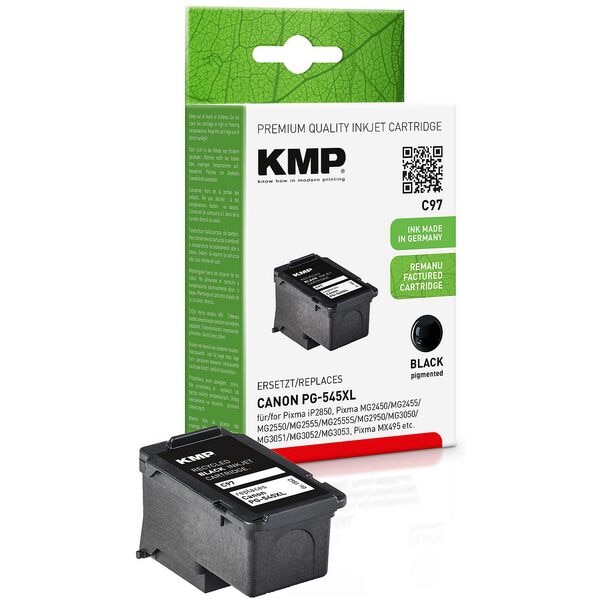 KMP Tintenpatrone ersetzt Canon »PG-545 XL« schwarz schwarz Image
