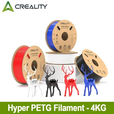 Creality Hyper PETG Filament 1.75mm 4KG 3D Printer Filament PETG Dimensional Accuracy +/- 0.03mm For