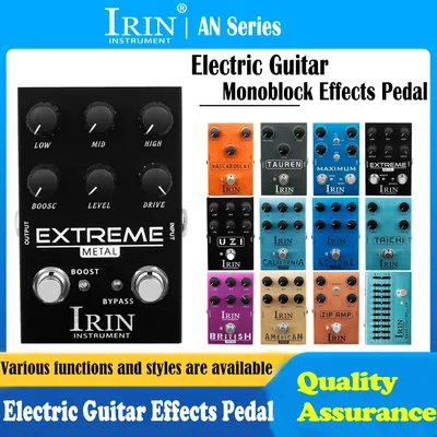 IRIN Guitar Effect Pedal Overdrive/Distortion/Controlltr/Maxlmum/Speakers/Analog Classic/British