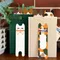 Marque-pages chat à motif Double face, 30 pièces, livres de lecture pour étudiants, étiquetage de cartes en papier, fournitures de bureau, bricolage décoratif
